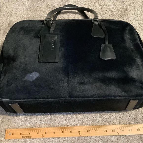 Prada- Vintage Travel Bag Black Calf Hair. - Picture 12 of 16
